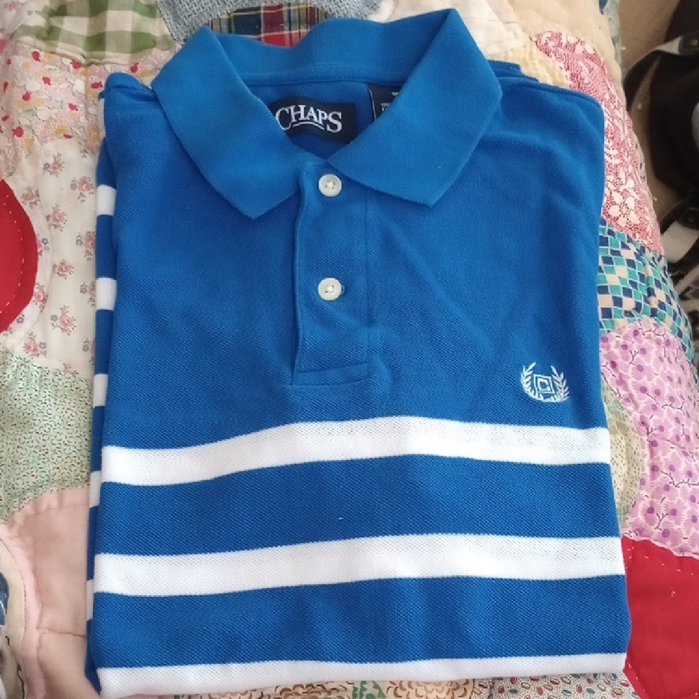 🧡$5 Bundle Chaps  By Ralph Lauren Cotton Short Sleeve Polo